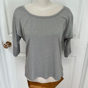 Champion Gray Women's Raglan Sleeve Top size medium
